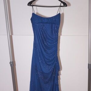 💋SOLD💋 Suzy Shier Strapless Blue Dress
